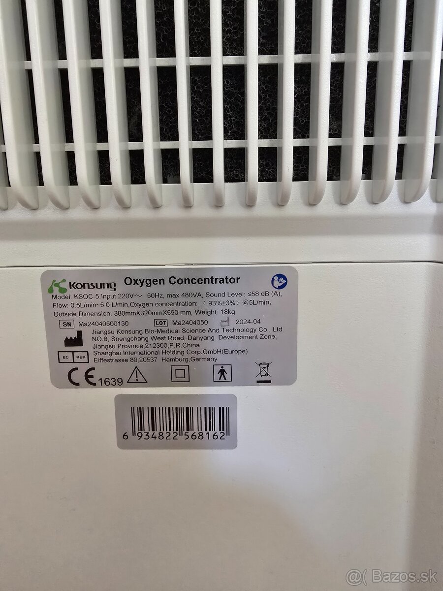Kyslíkový koncentrátor - 2