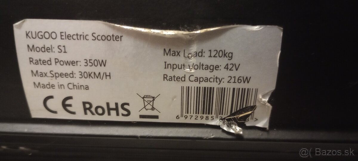 Predám elektrickú kolobežku kugoo s1 - 2