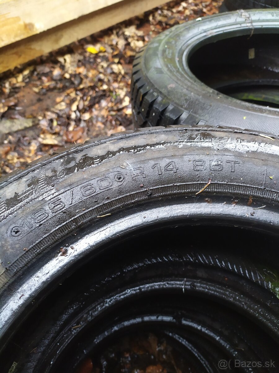 4ks 185/60 R14 zimné pneumatiky - 2