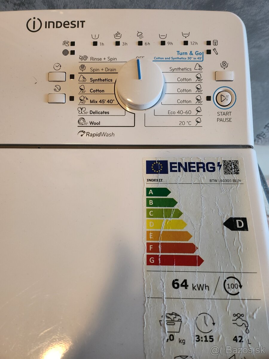 Predám automatickú práčku - 2