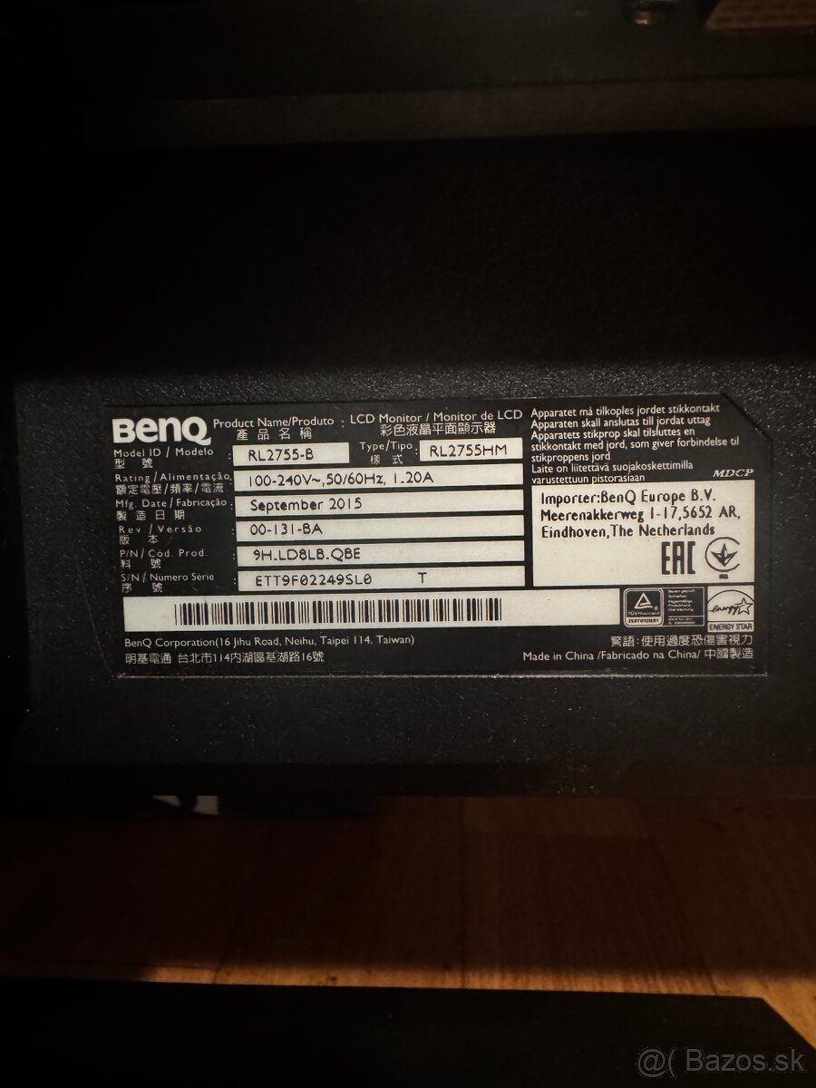 27" Zowie by BenQ RL2755 - 2