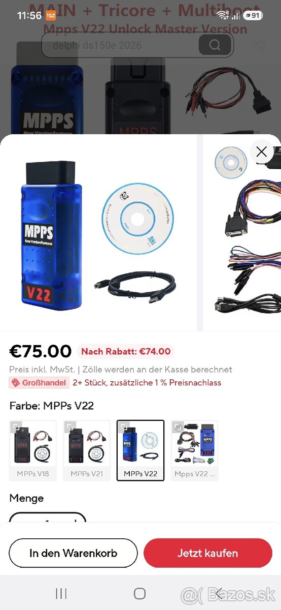 MPPS V22 – diagnostický a programovací kábel ECU - 2