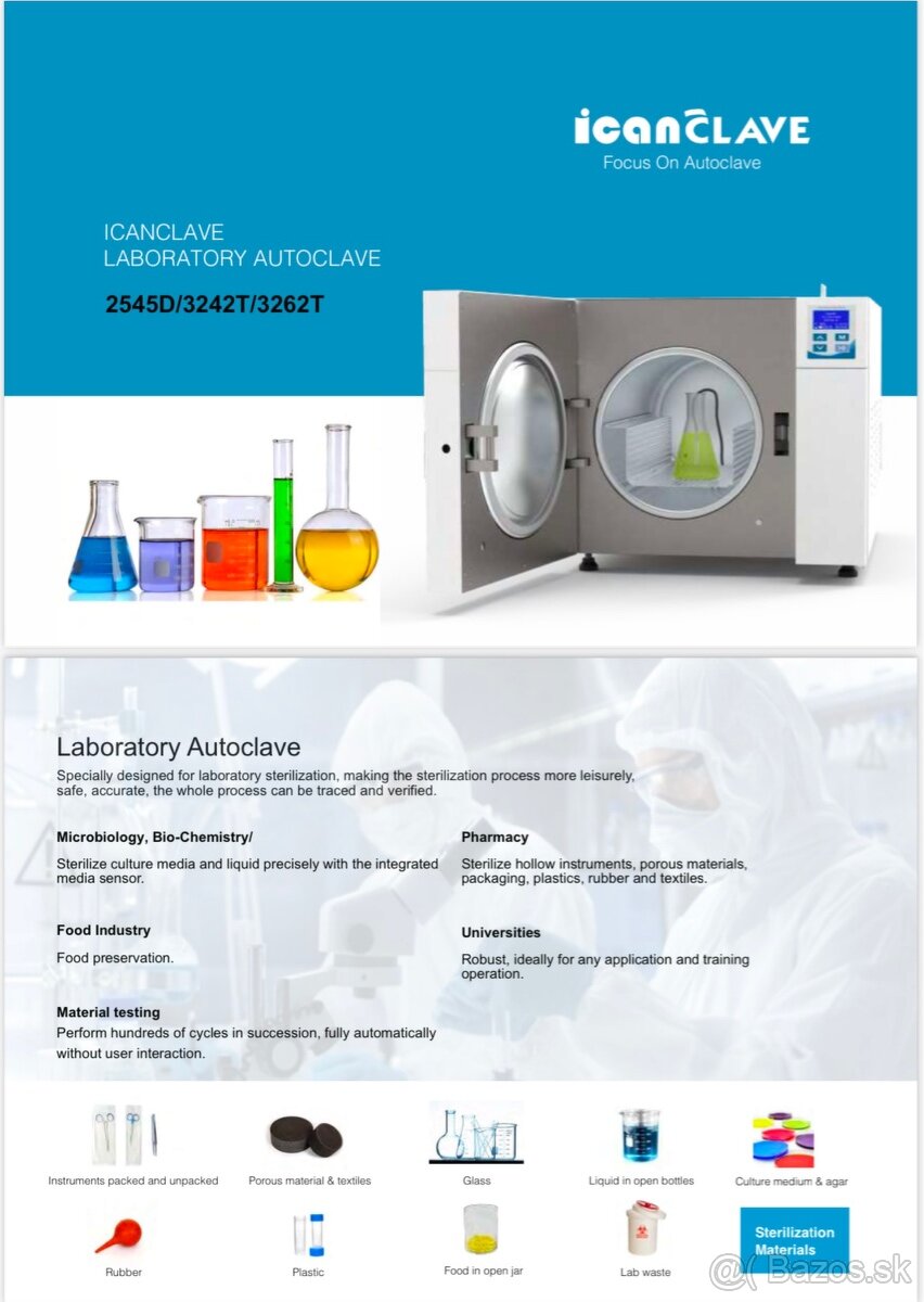 predám parný sterilizátor - autokláv - 2