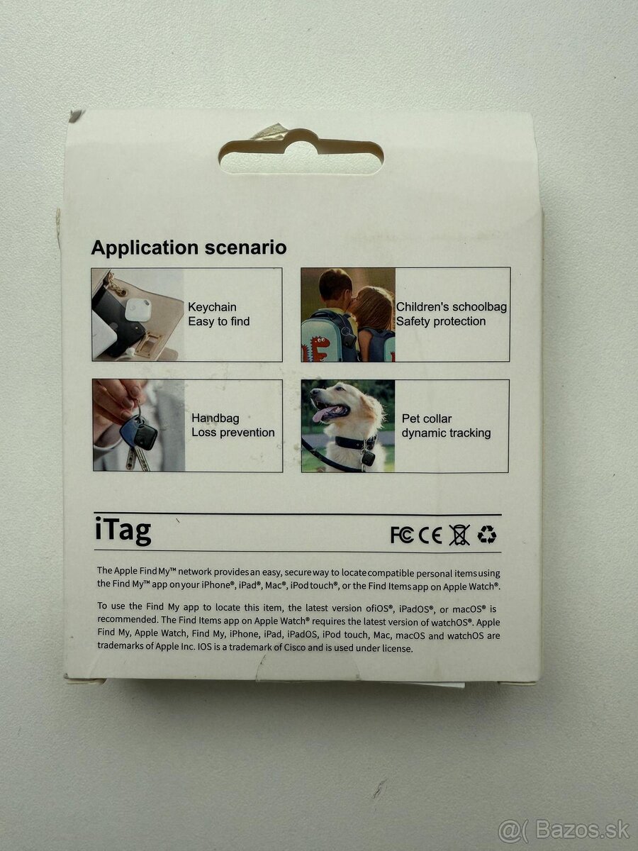 GPS klucenka iTag pre Apple zariadenia - 2