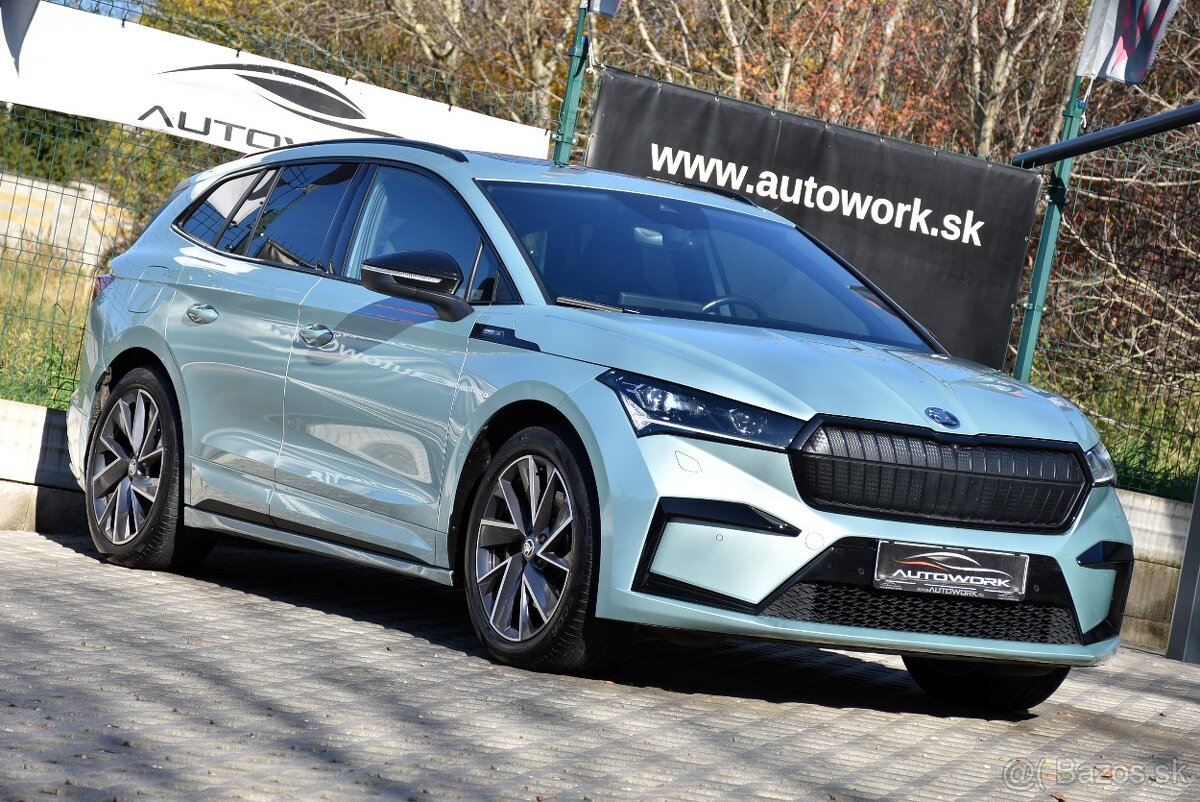 Škoda Enyaq 80 SPORTLINE PANORAMA 2022 SOH - 91,8 % - 2