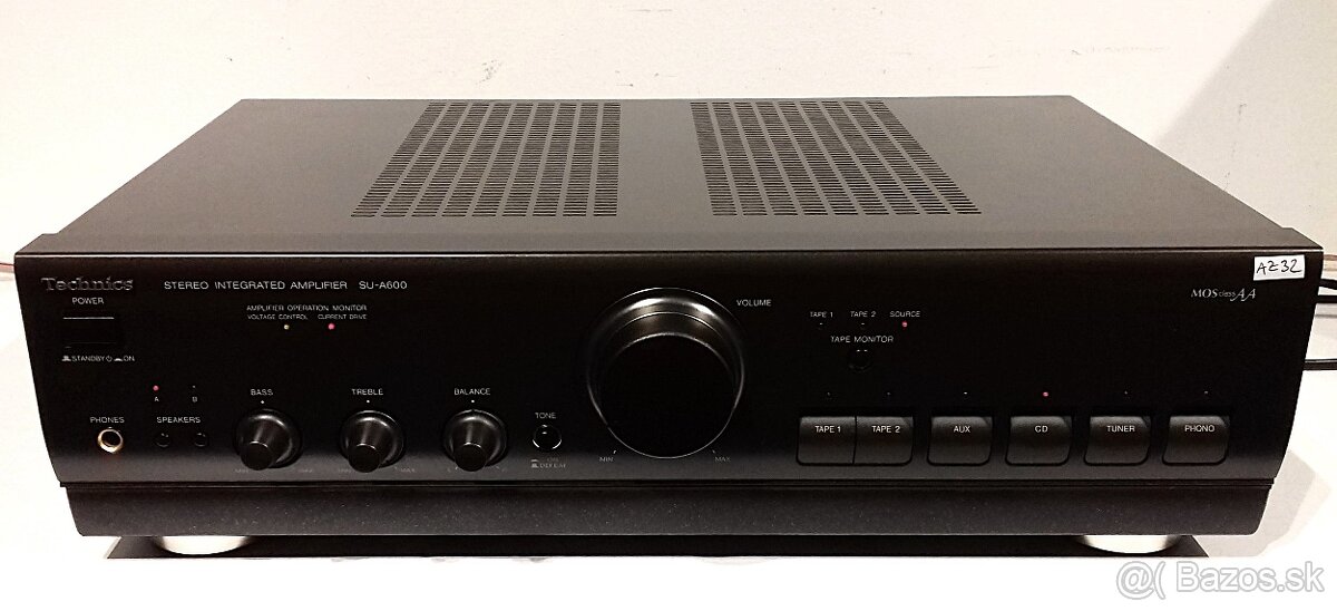 ClassAA = 200W zosilnovac TECHNICS SU-A600 Japan, AZ32, AZ64 - 2