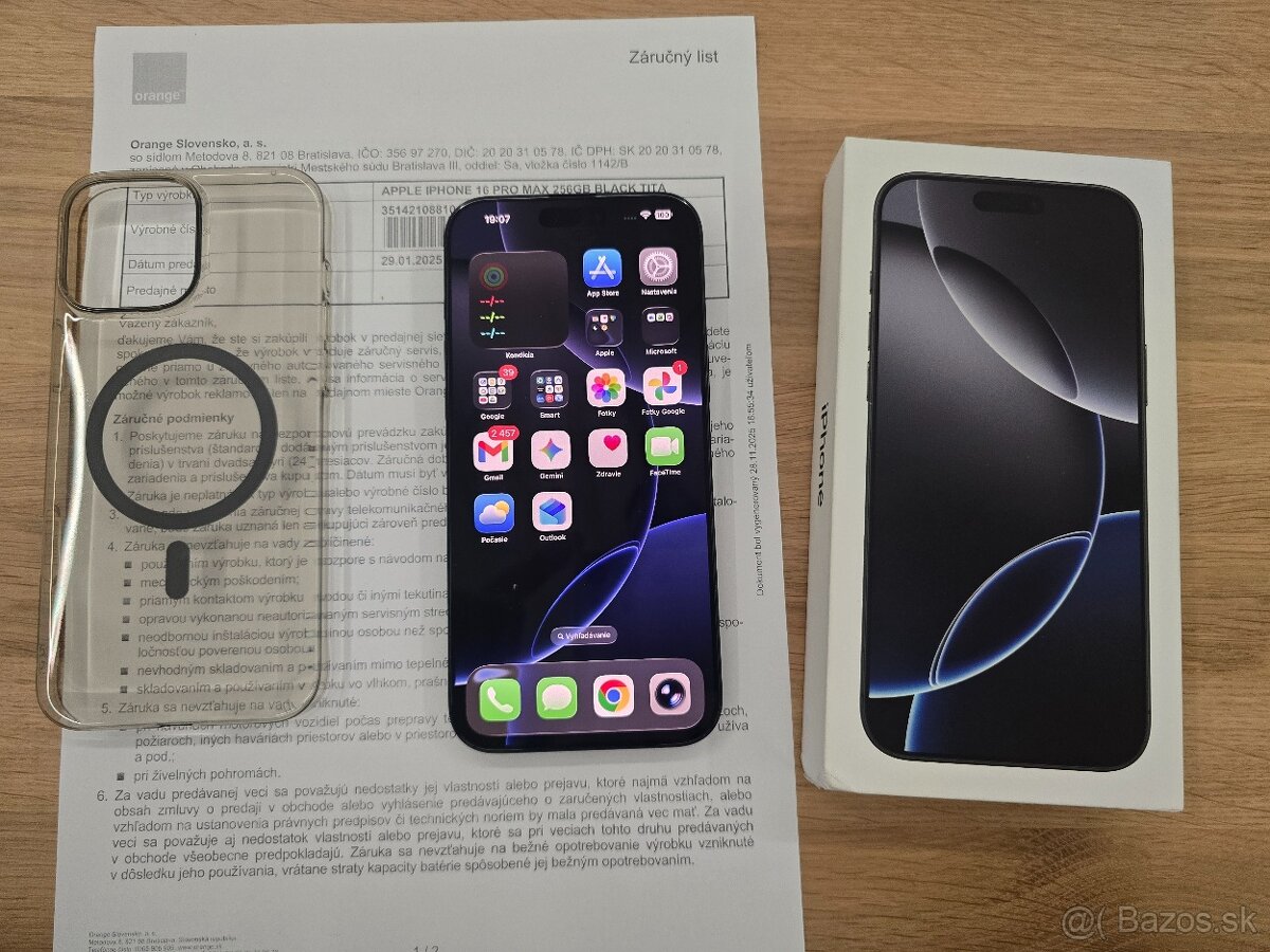 Apple Iphone 16 Pro Max 256 Gb, top, 100 bateria - 2