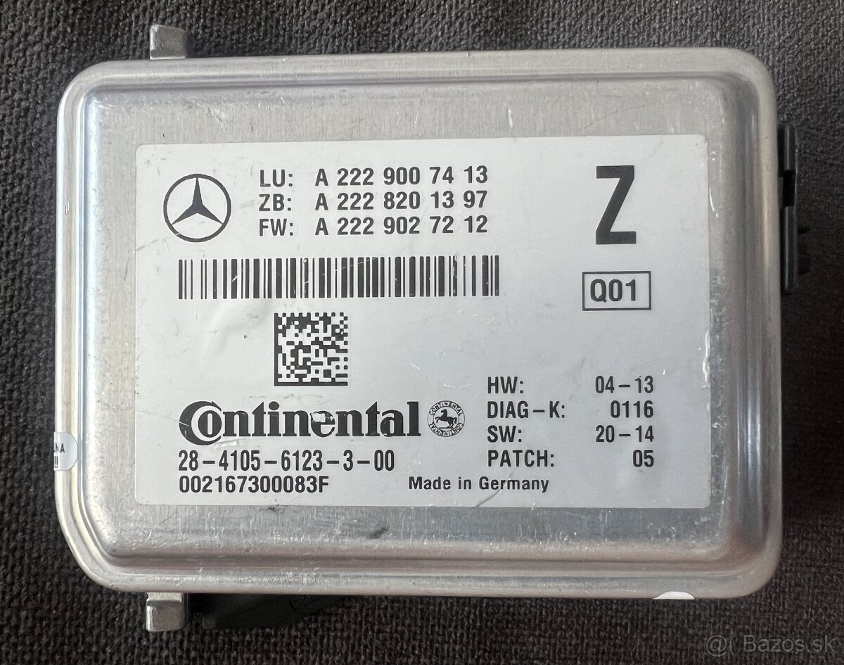 Mercedes Benz kamera predneho čelne skla - 2