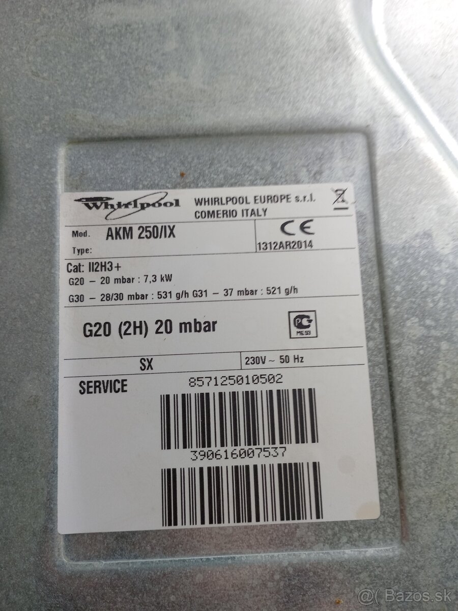 Plynová varná doska Whirlpool - 2