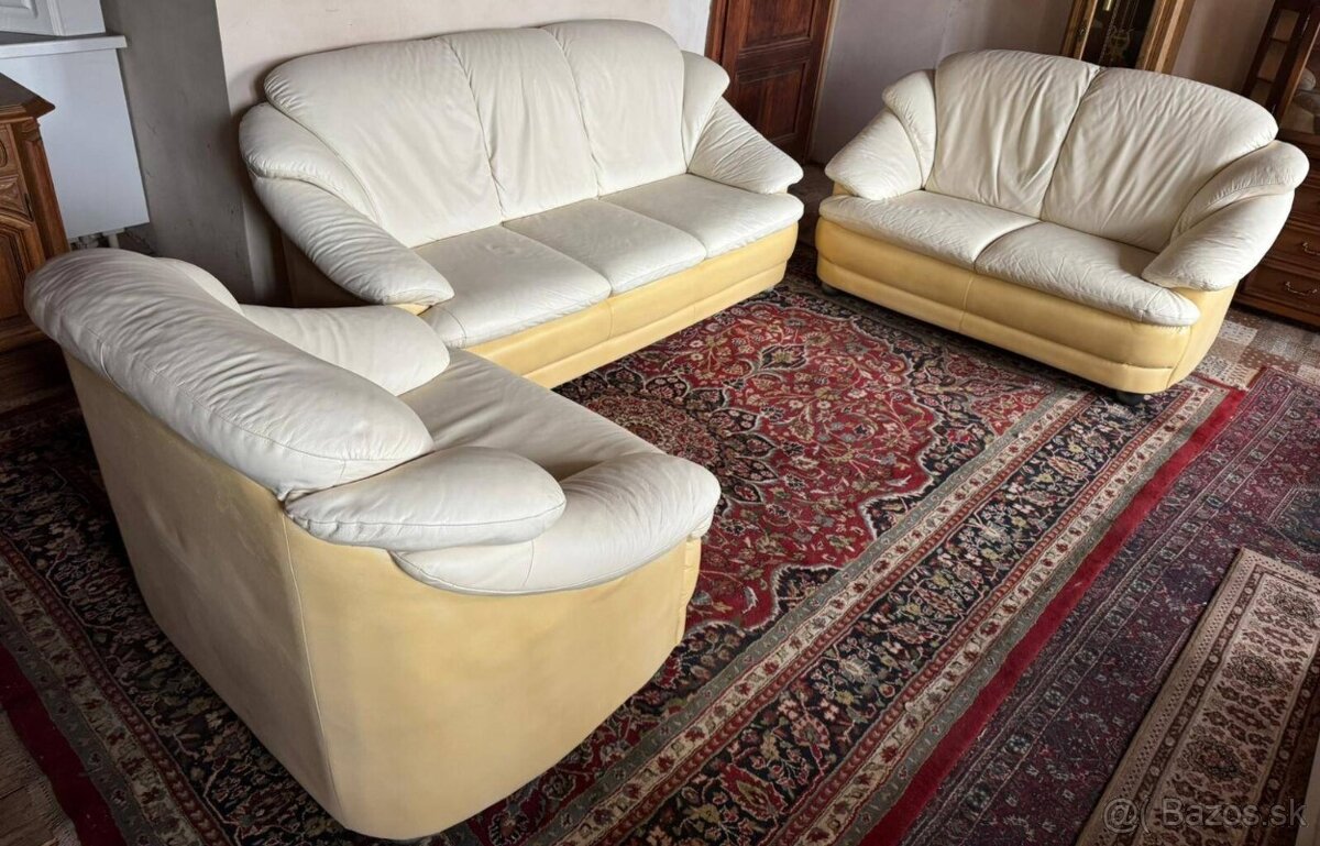 Kožená sedací souprava 3+2+1,5840 - 2