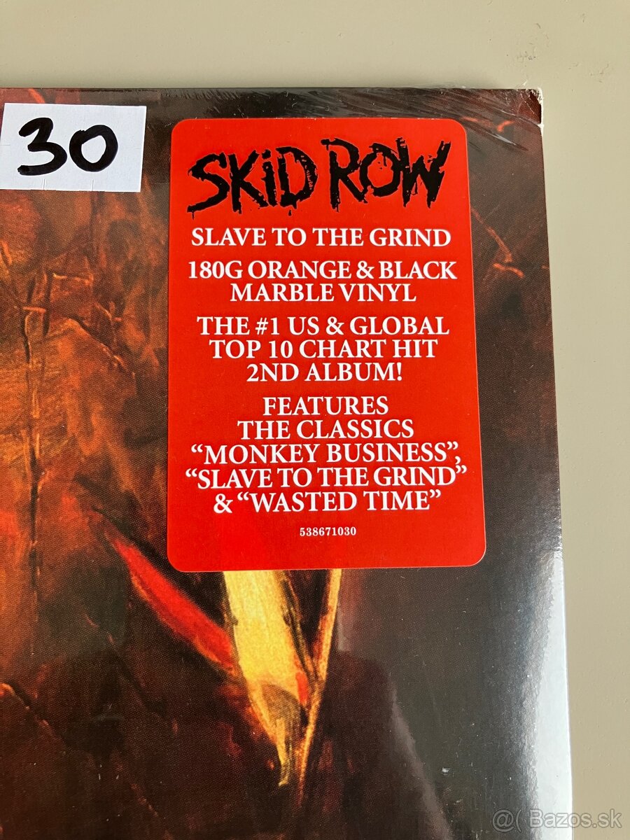 2LP Skid Row - Slave To The Grind - 2