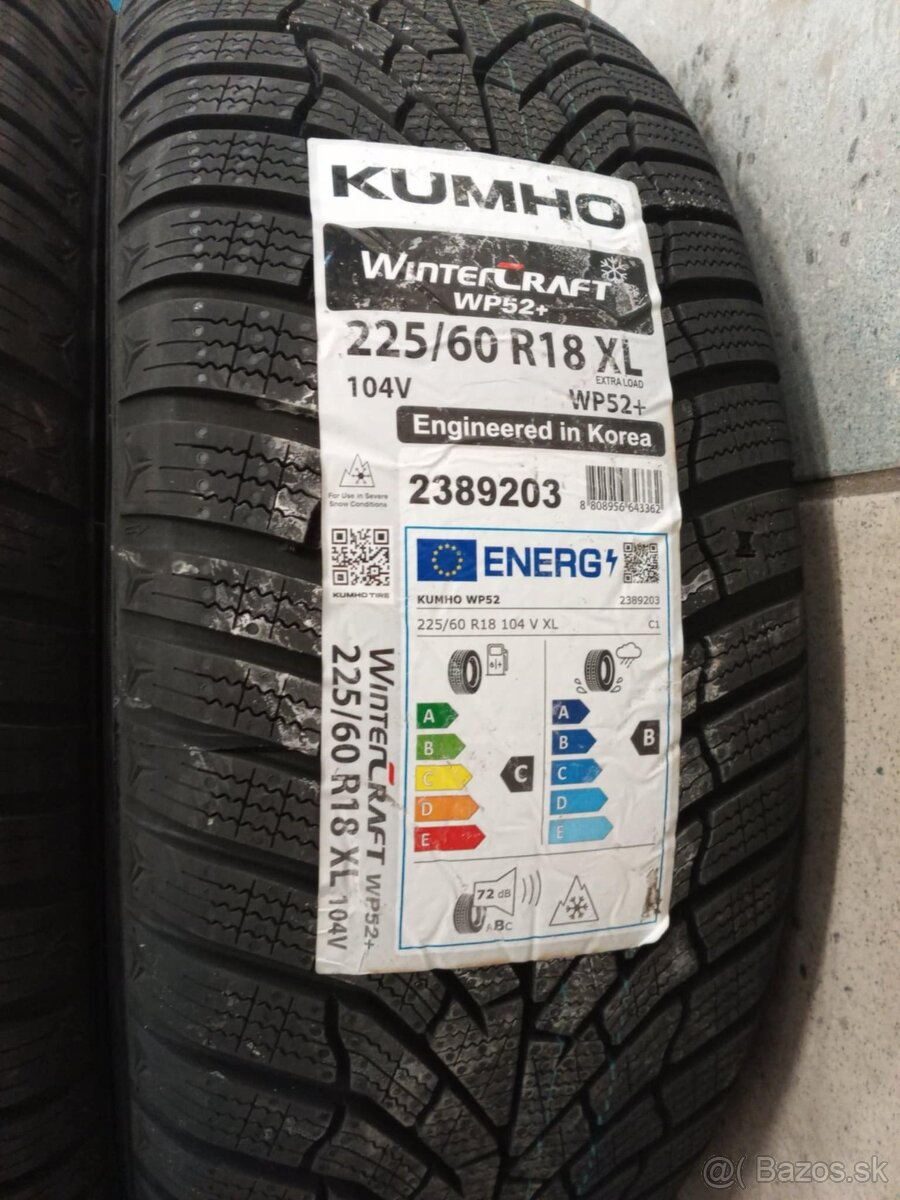 zimne pneumatiky 225/60 R18 - 2
