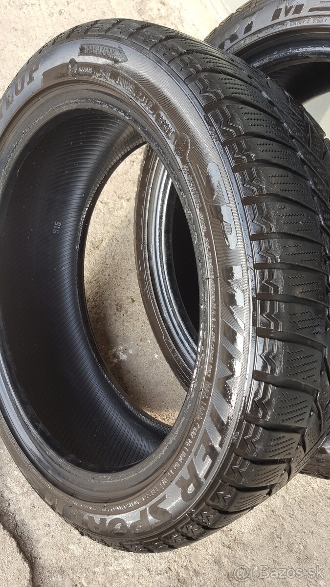 Predám pneu Dunlop 225/50/16 - 2