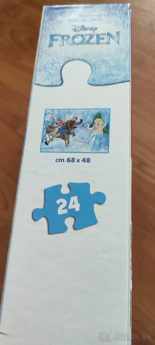 Frozen puzle - veľké dieliky - 2
