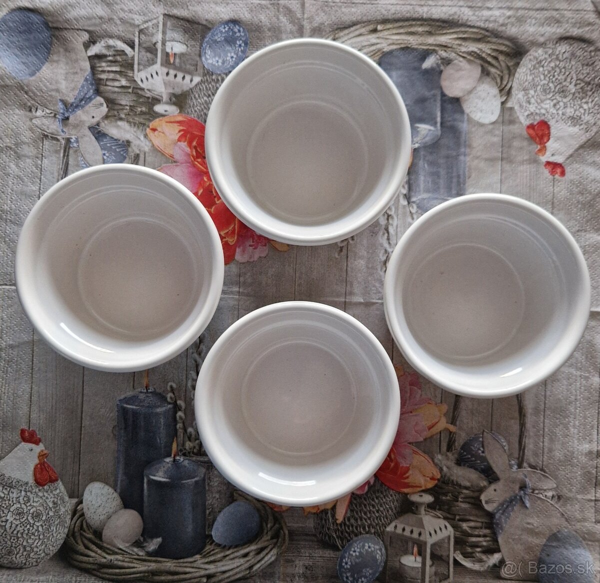 Keramické malé misky na zapekanie 4 ks (D=9 cm) - 2