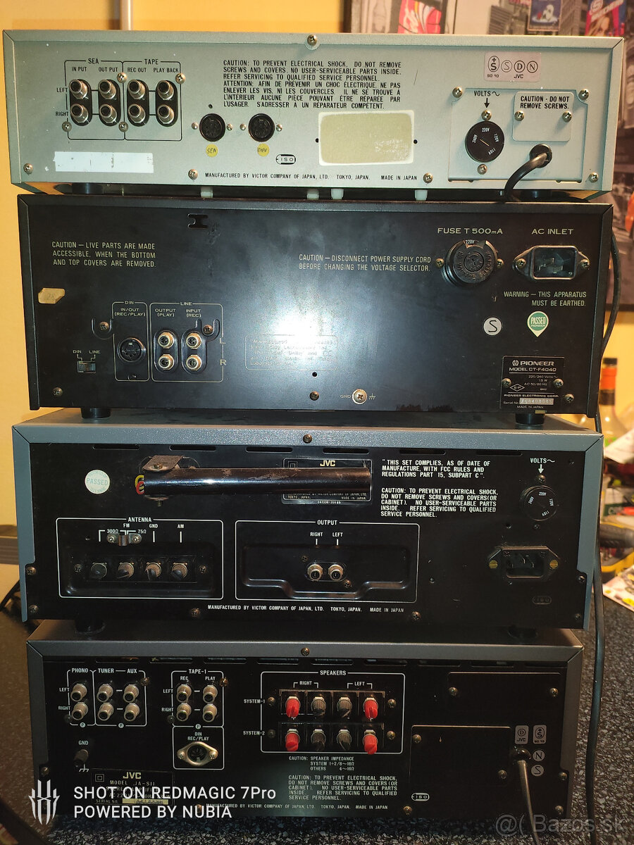 vintage JVC zostava + JVC gramafon - 2