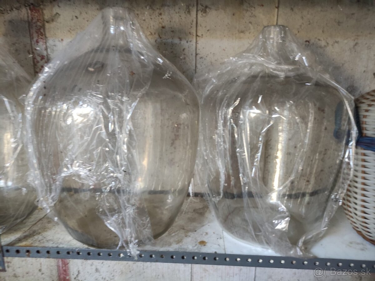 Predám sklenené demižóny - 2