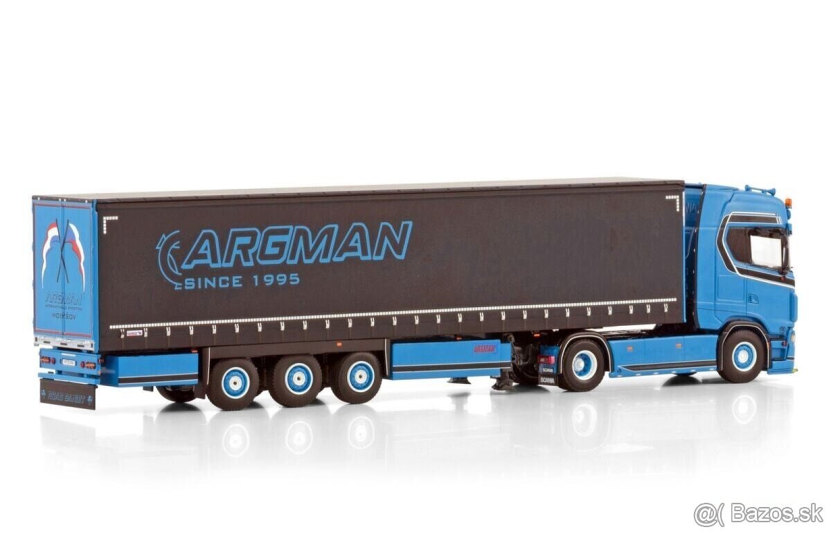 Kovový model Scania s návesom ARGMAN 1:50 WSI models - 2