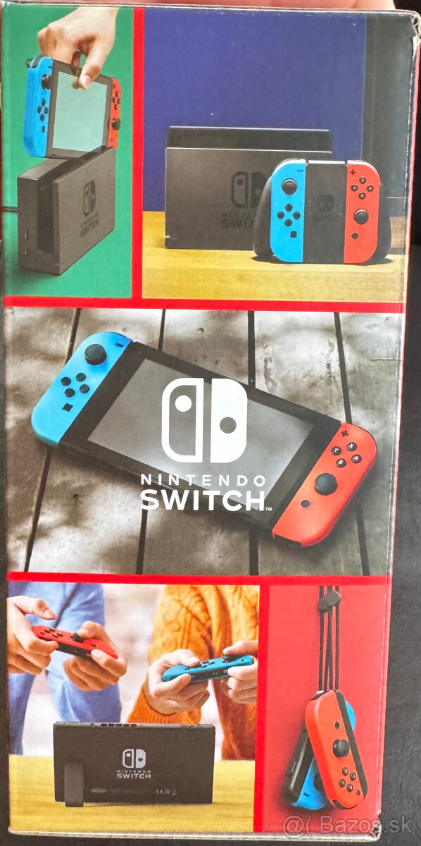 Nintendo Neon Red & Blue Joy-Con nerozbalená - 2