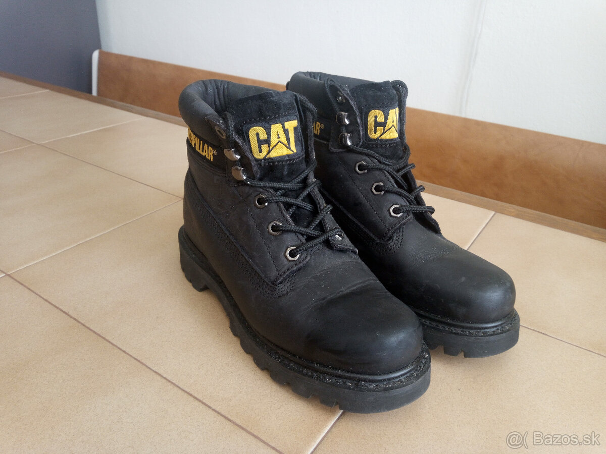 Detska kozena outdoorova obuv CATEPILLAR. - 2