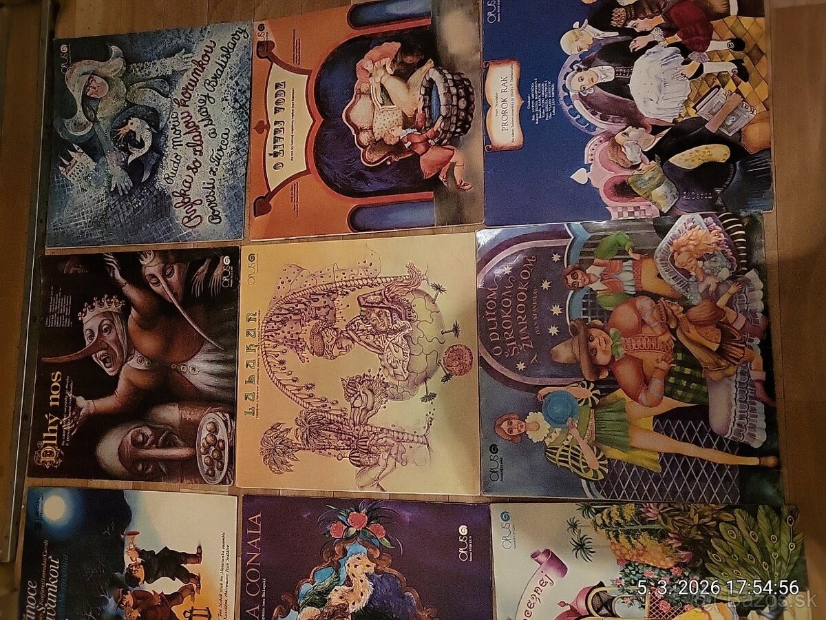 Rozpravkove, ludovky lp platne - 2