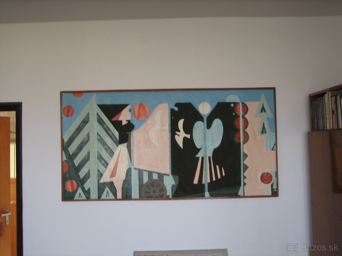 obraz ála Picasso, XXL velký. - 2