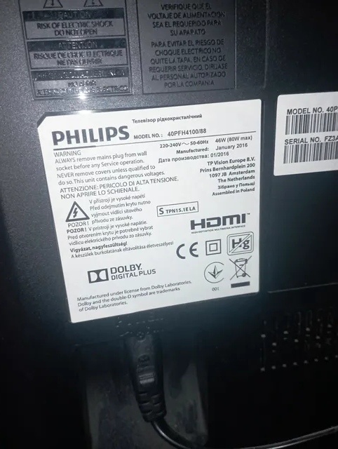 Televízor Philips. - 2
