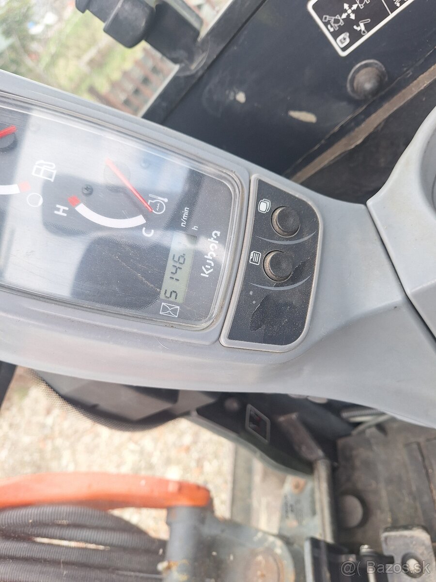Predám minibager Kubota - 2