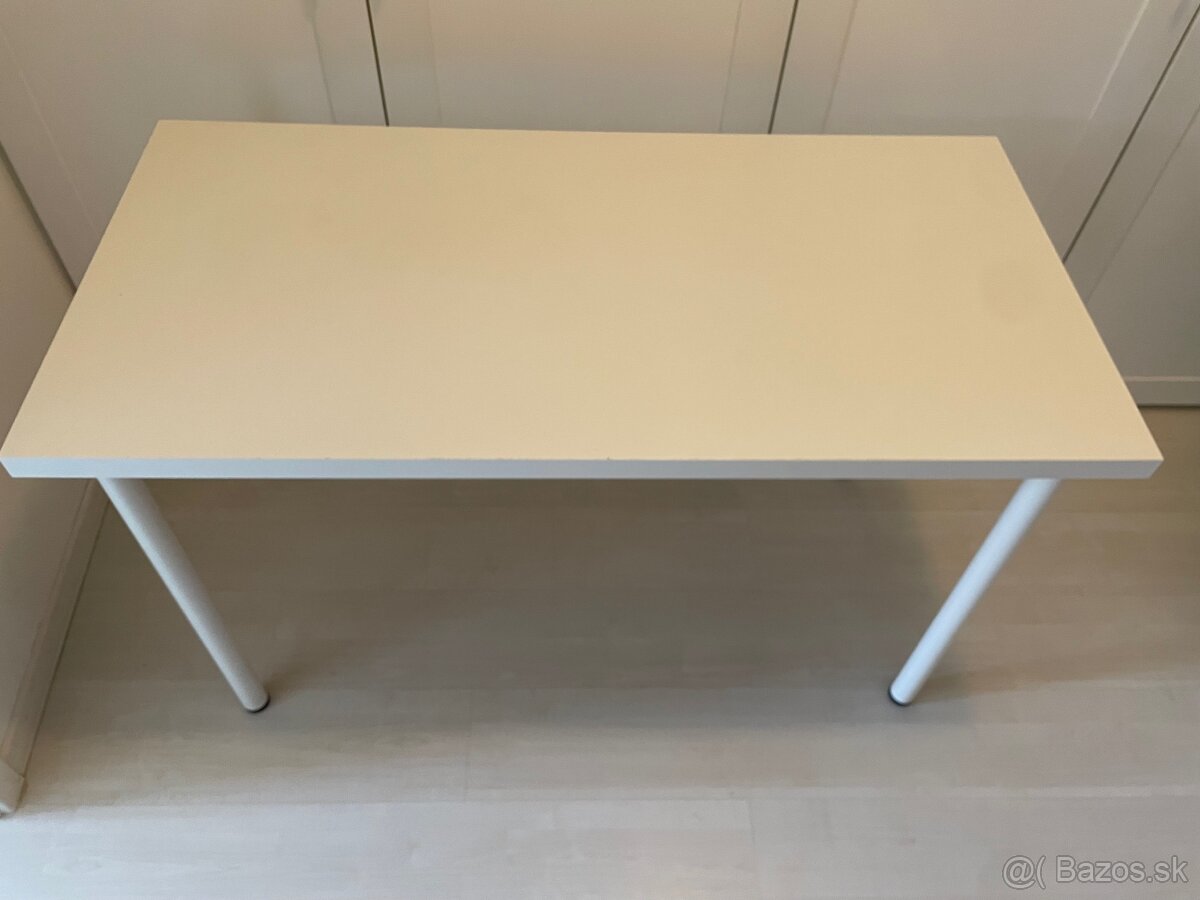 Biely stôl IKEA LINNMON - 2
