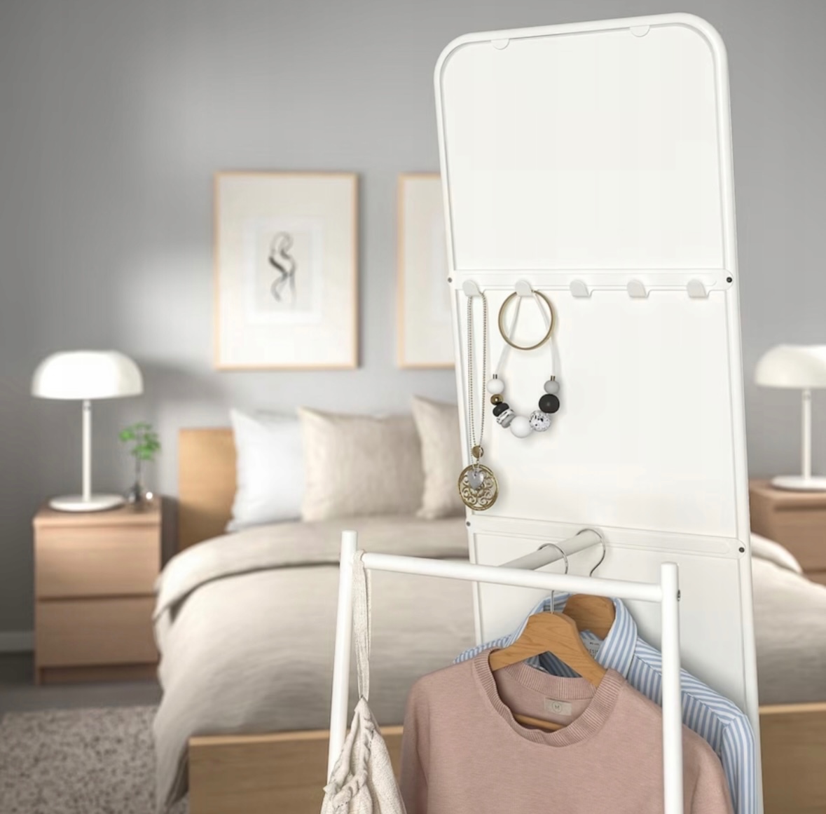 IKEA KNAPPER Stojace zrkadlo - 2