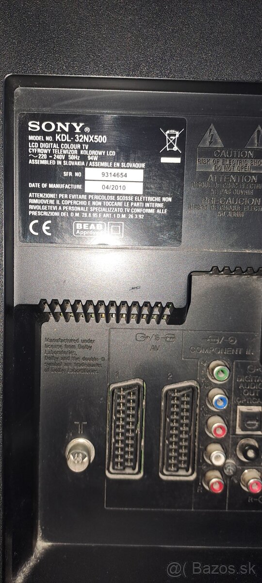 Sony Bravia -Tv+držiak na stenut - 2