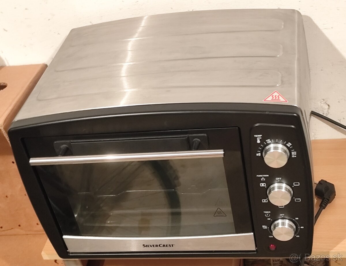 Predám mini rúru Silvercrest SGBR 1500 D4 - 2