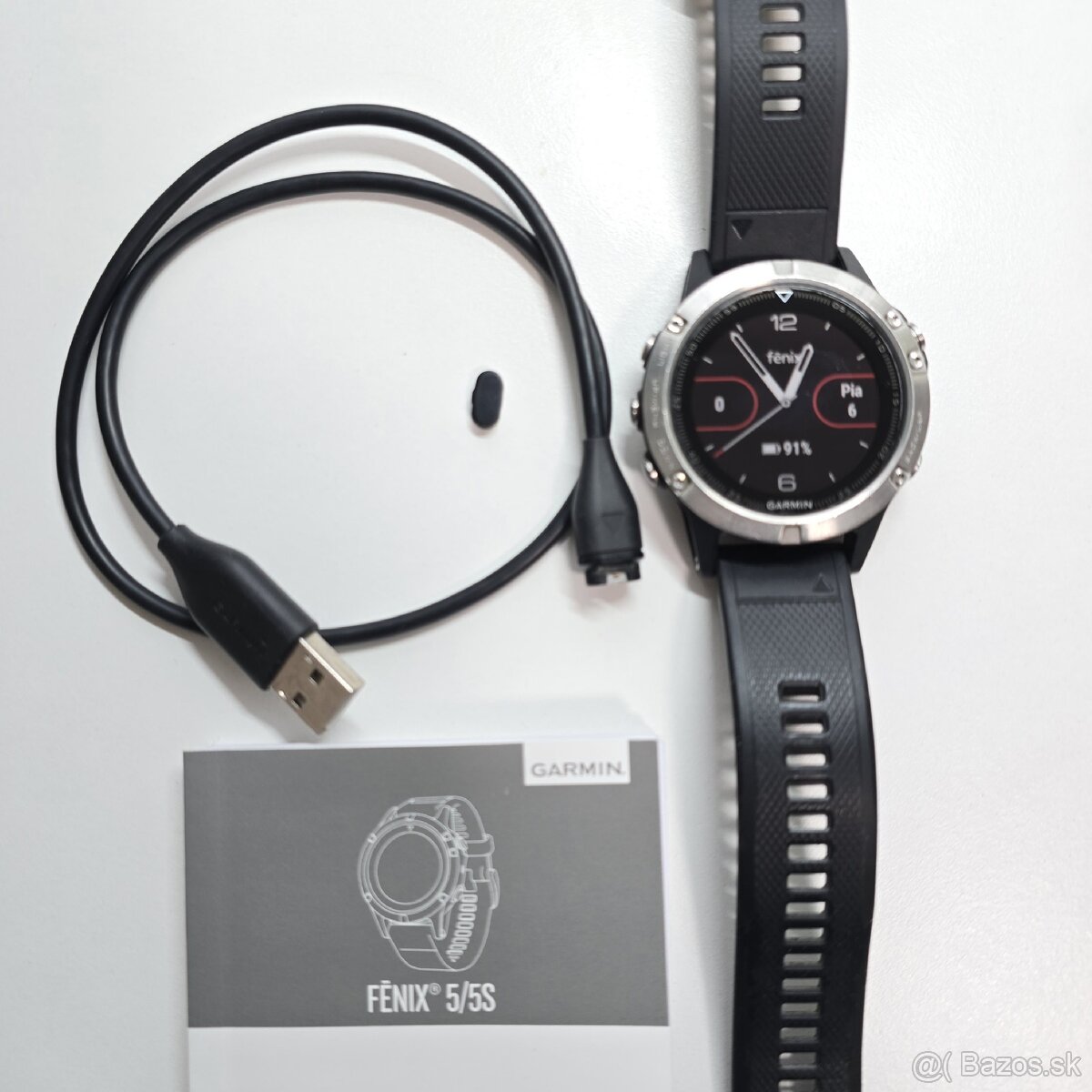 predám GARMIN Fenix 5 silver 47mm - 2