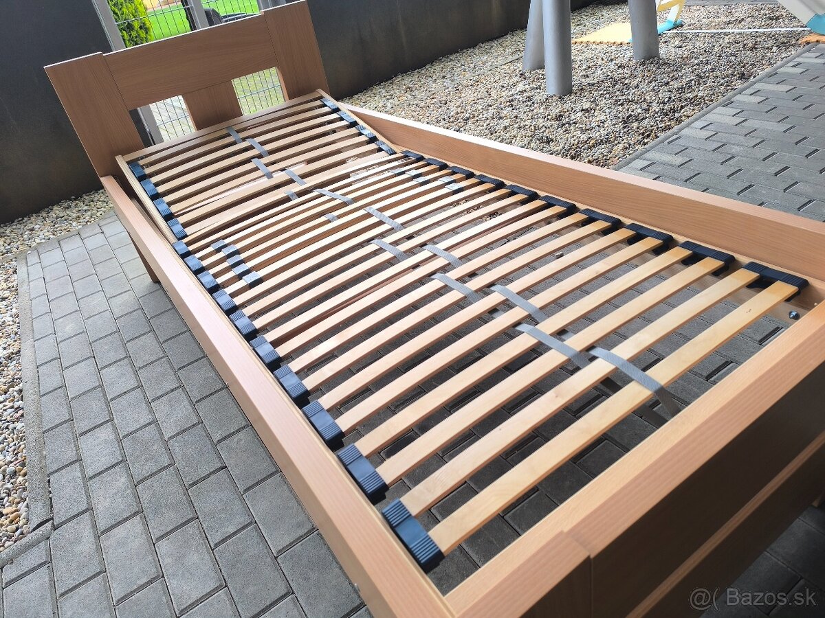 posteľ 94x208cm veľmi kvalitná v demonte aj 2ks - 2