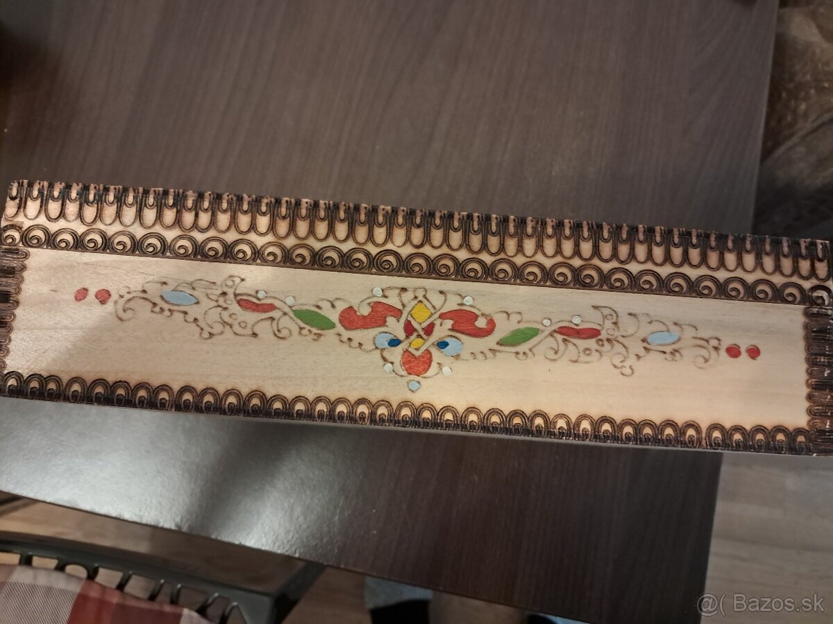 Drevená krabička na fotografie alebo drobnosti - 2