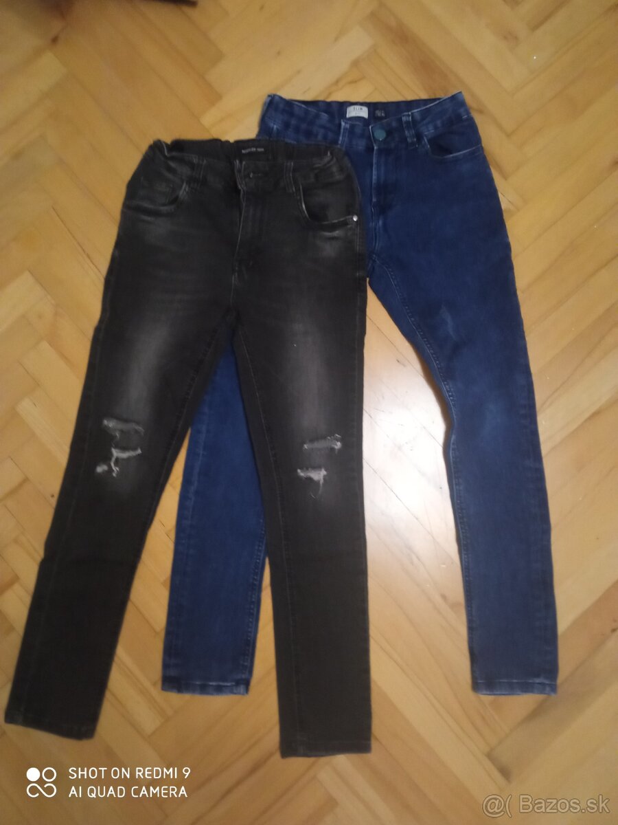 riflové nohavice s nastaviteľným pásom - 2