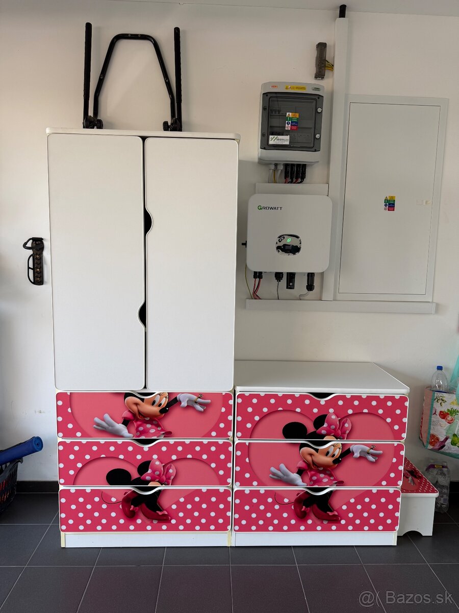 Detský nábytok Minnie Mouse – kompletná zostava - 2