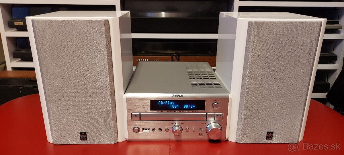 Predám mini systém Yamaha PianoCraft CRXE320 White - 2