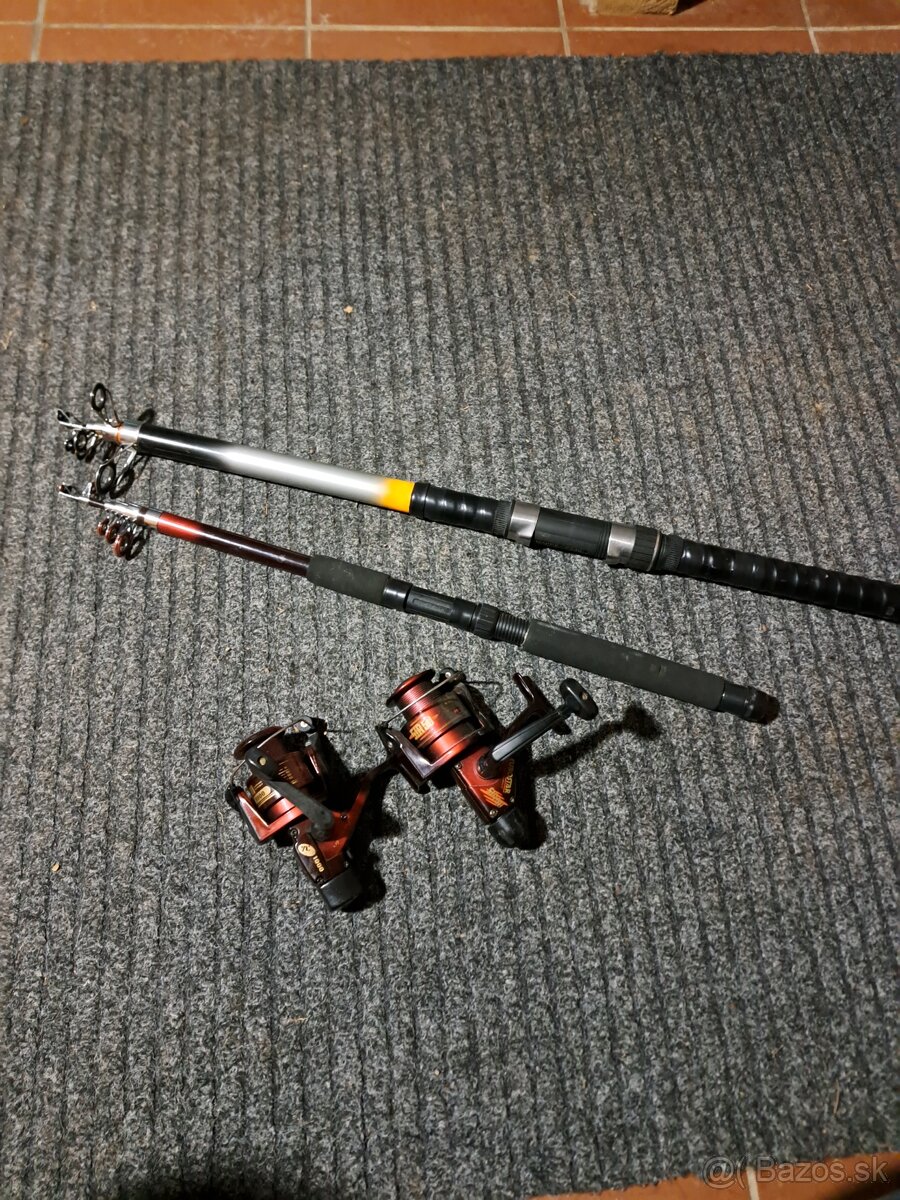 Rybársky prút + naviják, - 2