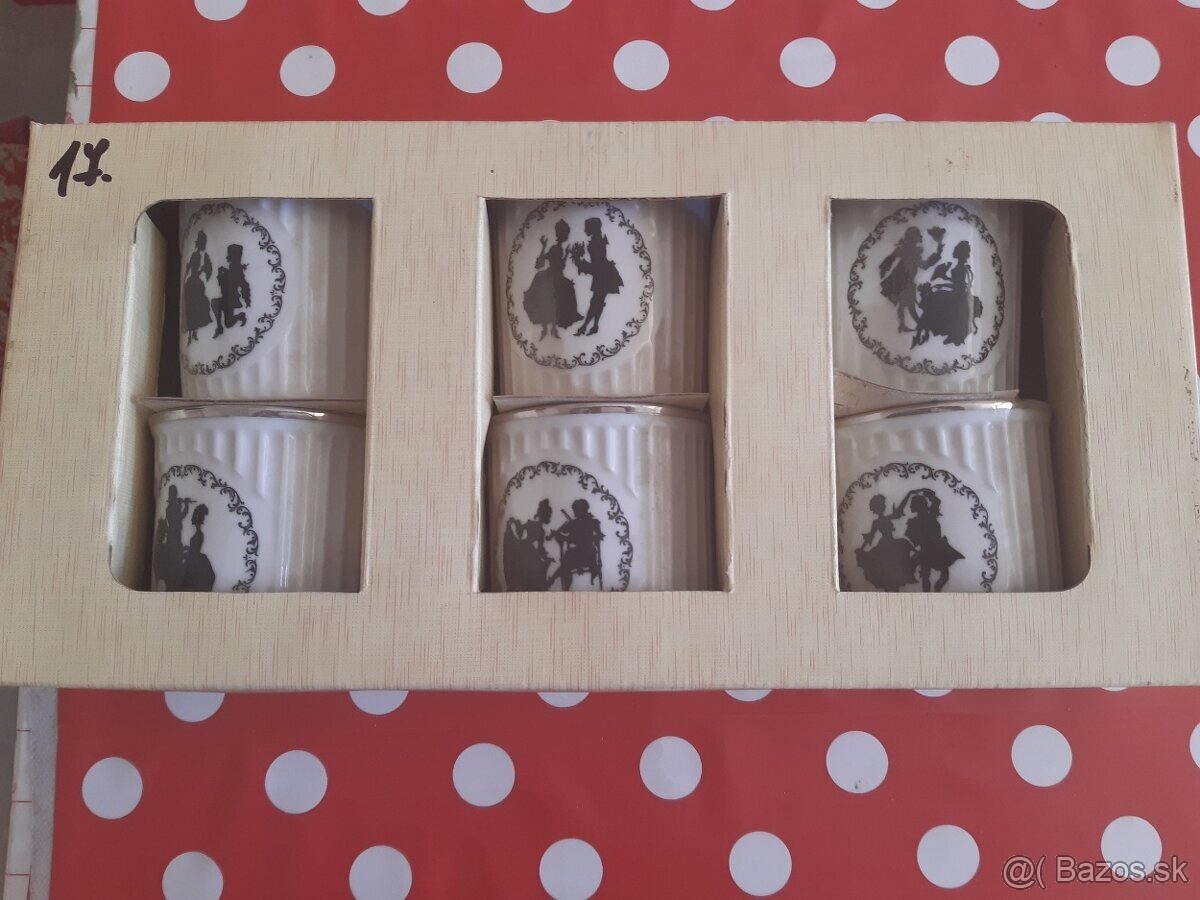 Šálky, sada, súprava, Dubí, vzor Mozart - 2