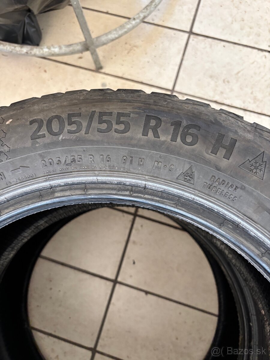 Predám pneumatiky 205/55/R17 - 2