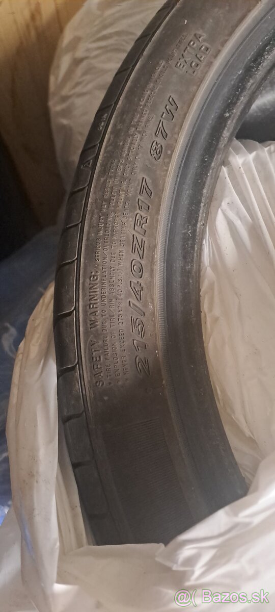 215/40 ZR 17 NEXEN letné - 2