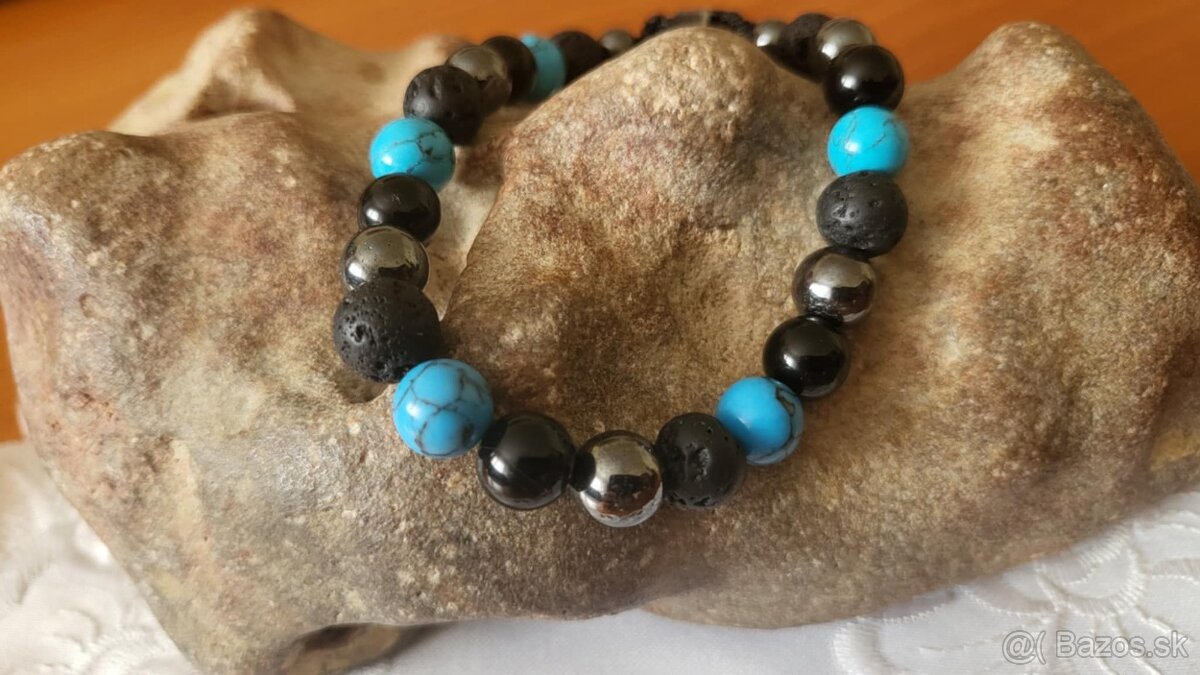 Pánsky náramok tyrkys - 2
