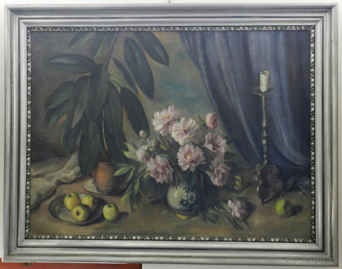 Starožitné obrazy s motívom zátišia - 2
