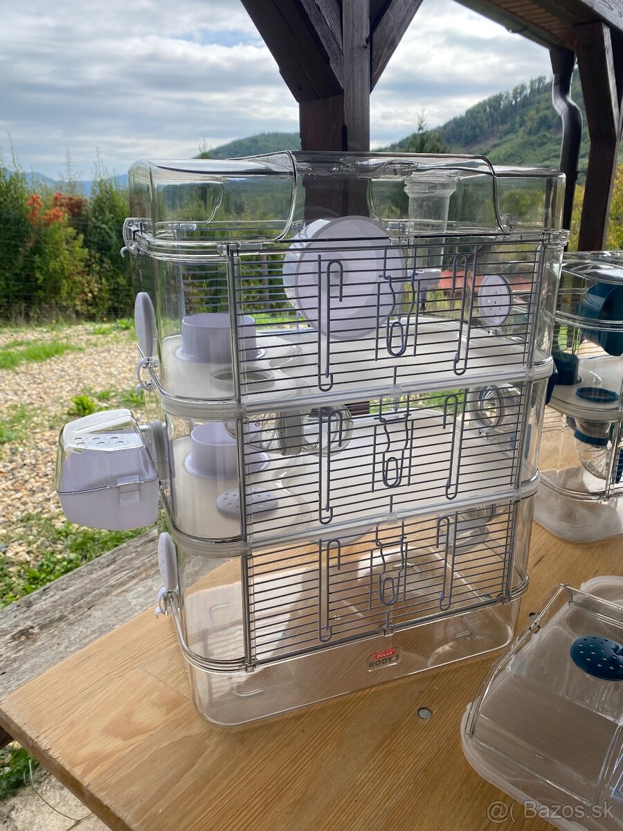 Predám klietky pre škrečky – Zolux Rody 3 - 2