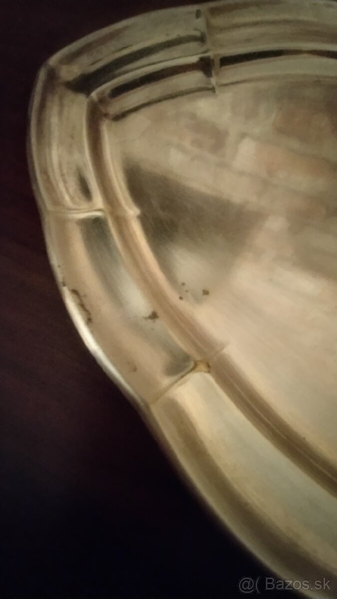 Postriebrená tacka-Alpacca Sandrik - 2