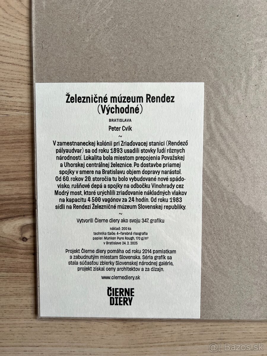 Čierne diery - Želez. múzeum Rendez (Východné) – Peter Cvik - 2