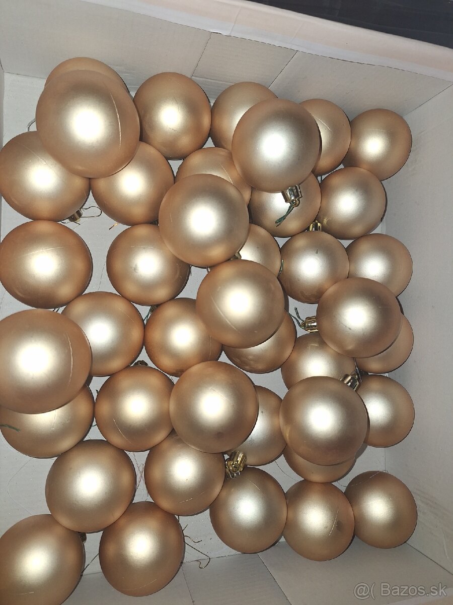 Plastové vianočné gule 40ks - 2