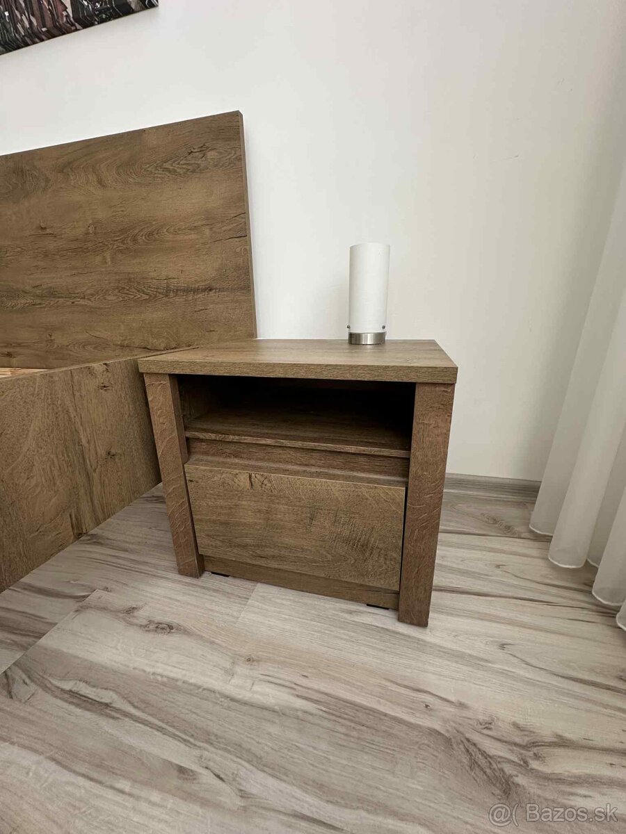 Manželská postel 180x200 + 2x nočný stolík - 2