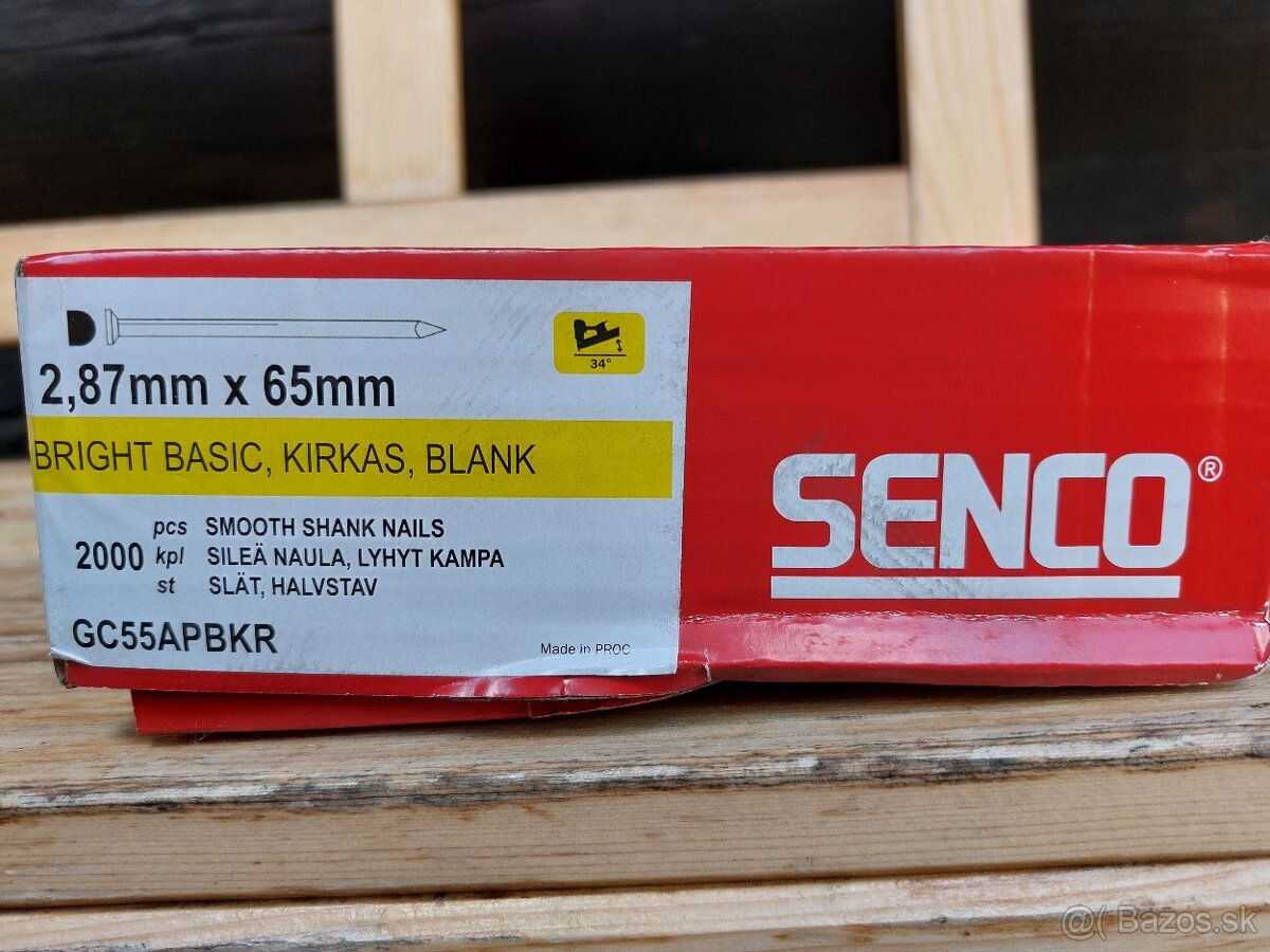 klince 65 mm a plynová bombička do klincovačky Sencor - 2
